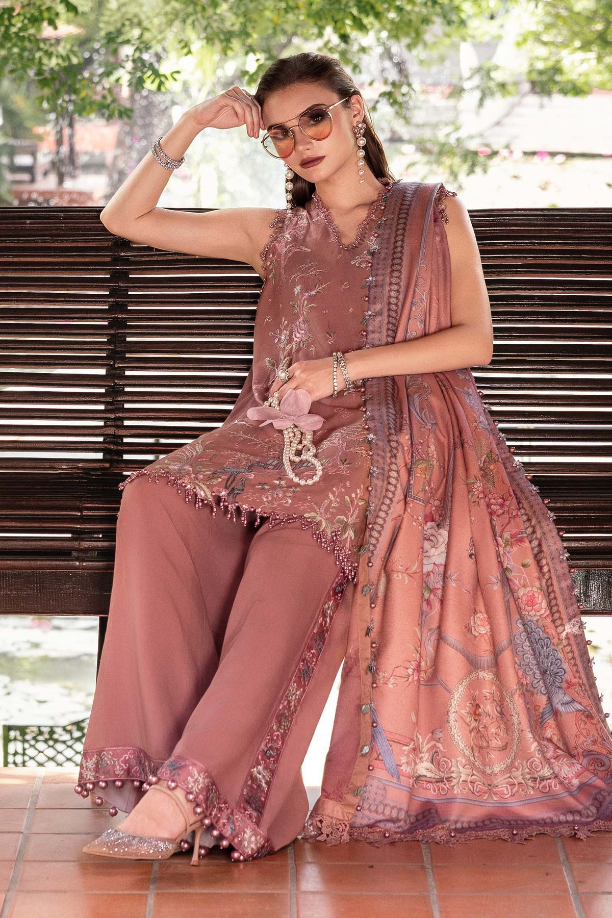 MPT-2801-A – authentic Pakistani dress from the M Prints Winter 25 collection for women in the UK