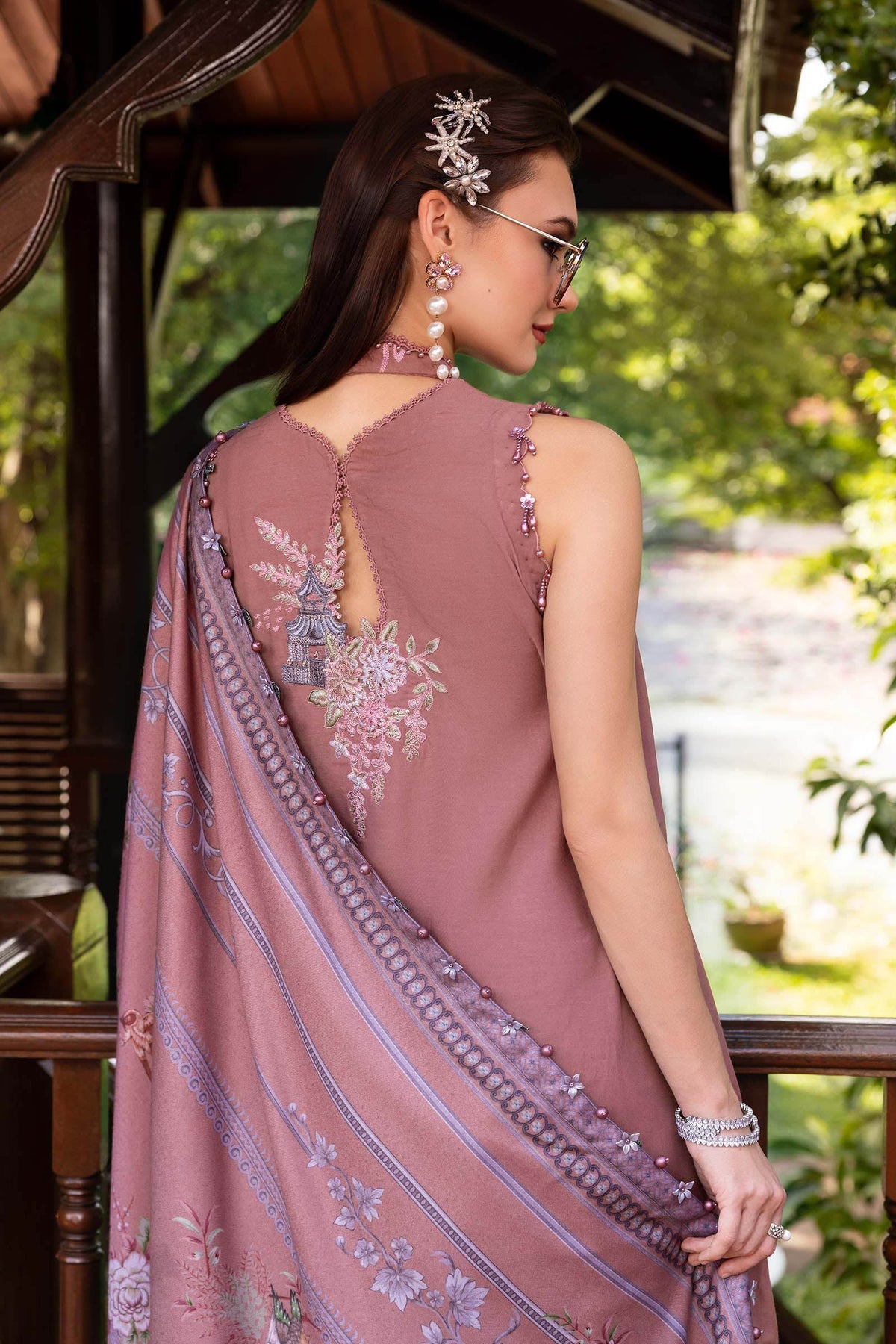 MPT-2801-A – authentic Pakistani dress from the M Prints Winter 25 collection for women in the UK