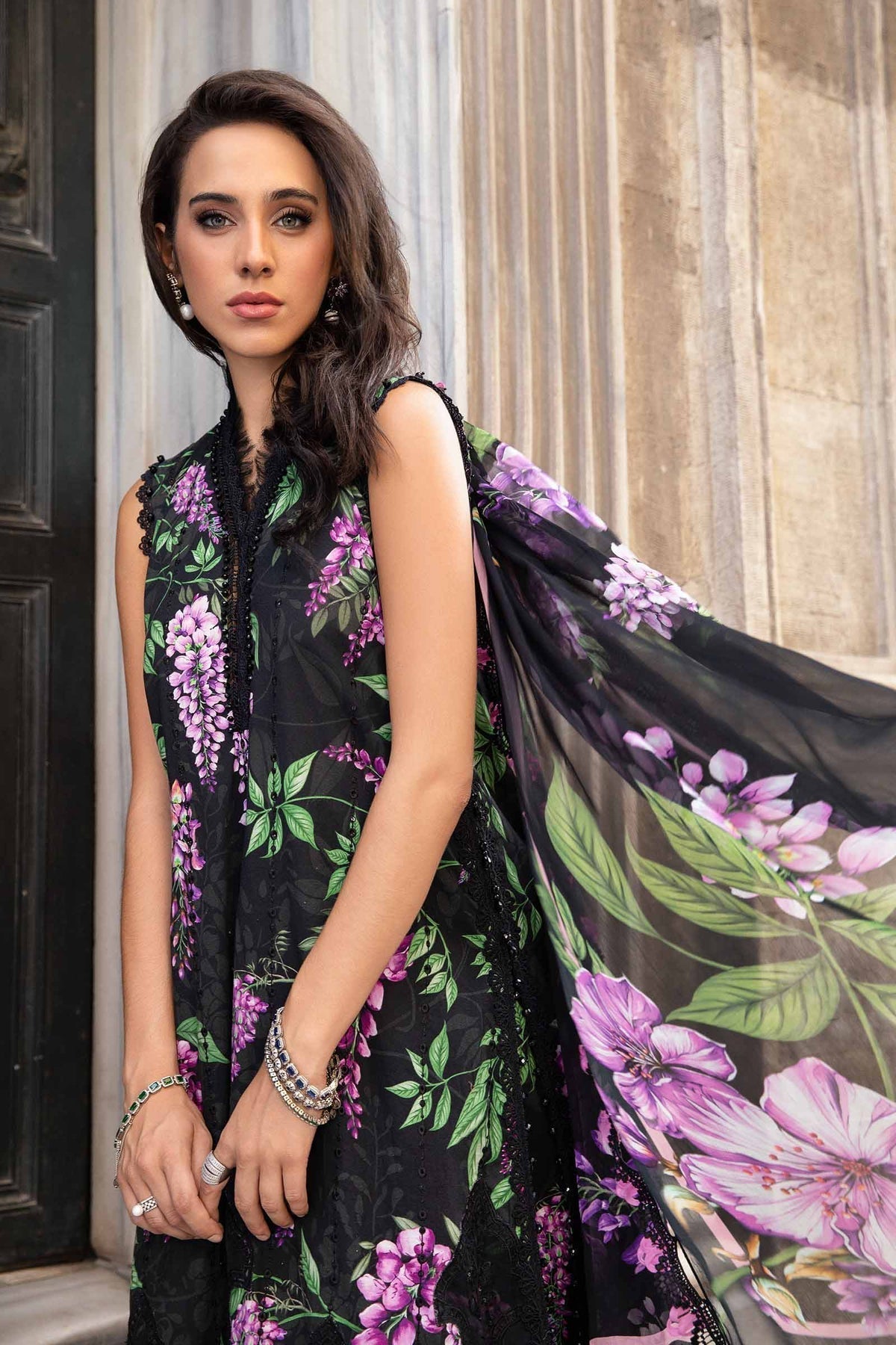 Maria B | M Prints Fall Edit 24 | MPT-2301-B - Ladies Clothes - Maria Faisal