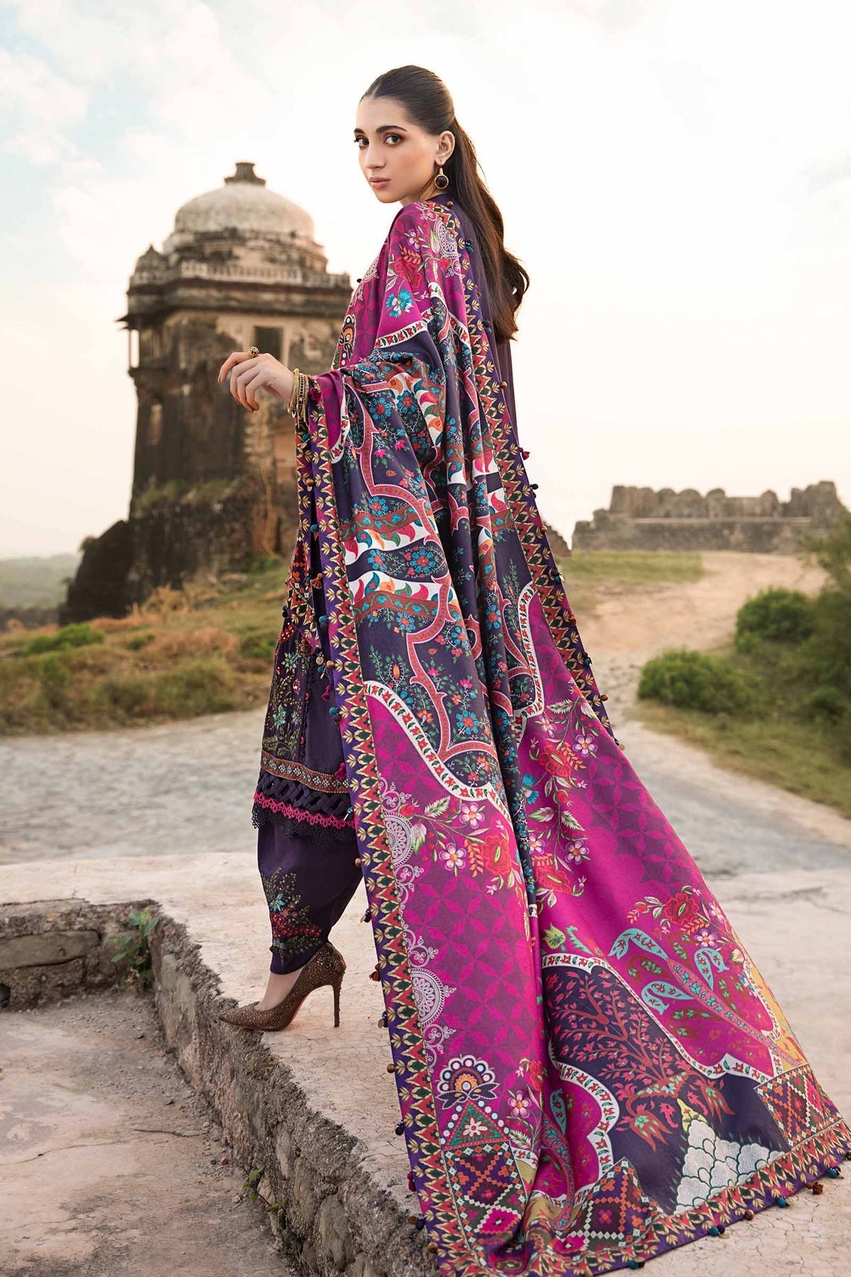 Maria B | M Prints Winter 24 | MPT-2402-A - Ladies Clothes - Maria Faisal
