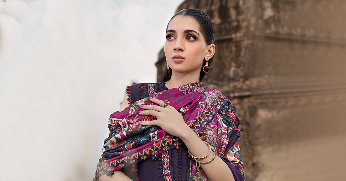 Maria B | M Prints Winter 24 | MPT-2402-A - Ladies Clothes - Maria Faisal