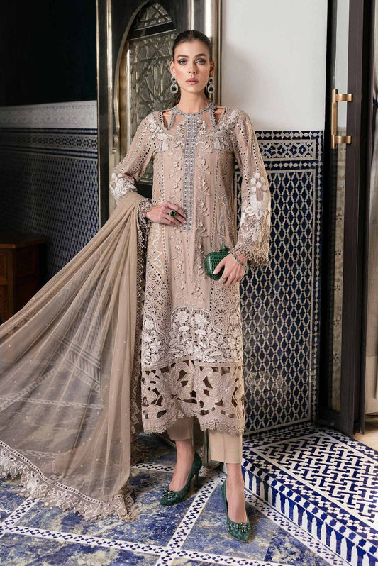 Maria B | Luxury Lawn 25 | D-2502-A by Maria Faisal - Registered Vendor of : Maria B - type : Ladies Clothes - 100% original wedding dresses