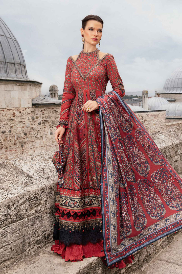 Maria B | M Prints 23 |  MPT-2302-B - Ladies Clothes - Maria Faisal