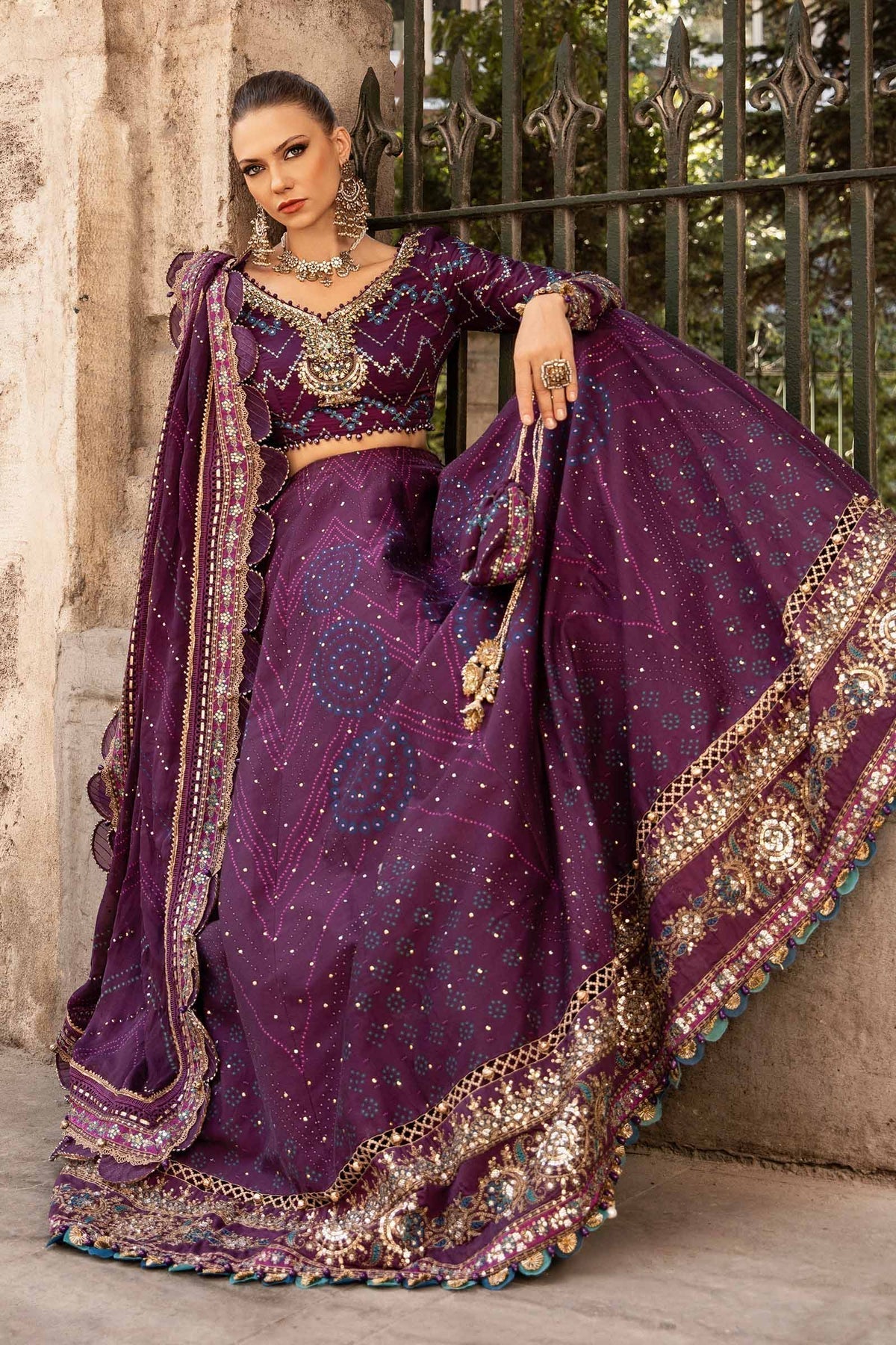 Maria B | Sateen Formals 24 | CST-802 - Ladies Clothes - Maria Faisal