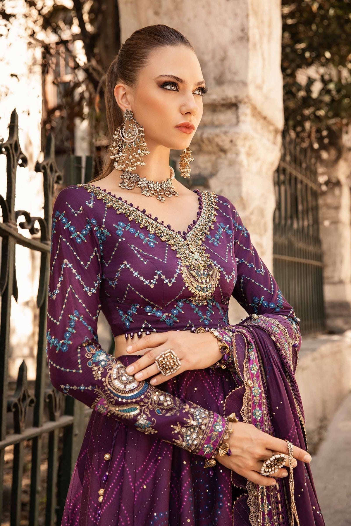 Maria B | Sateen Formals 24 | CST-802 - Ladies Clothes - Maria Faisal