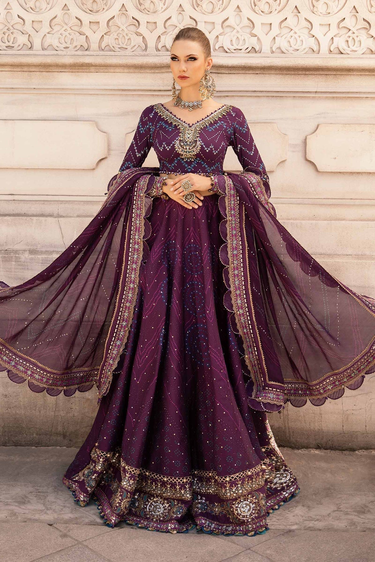 Maria B | Sateen Formals 24 | CST-802 - Ladies Clothes - Maria Faisal