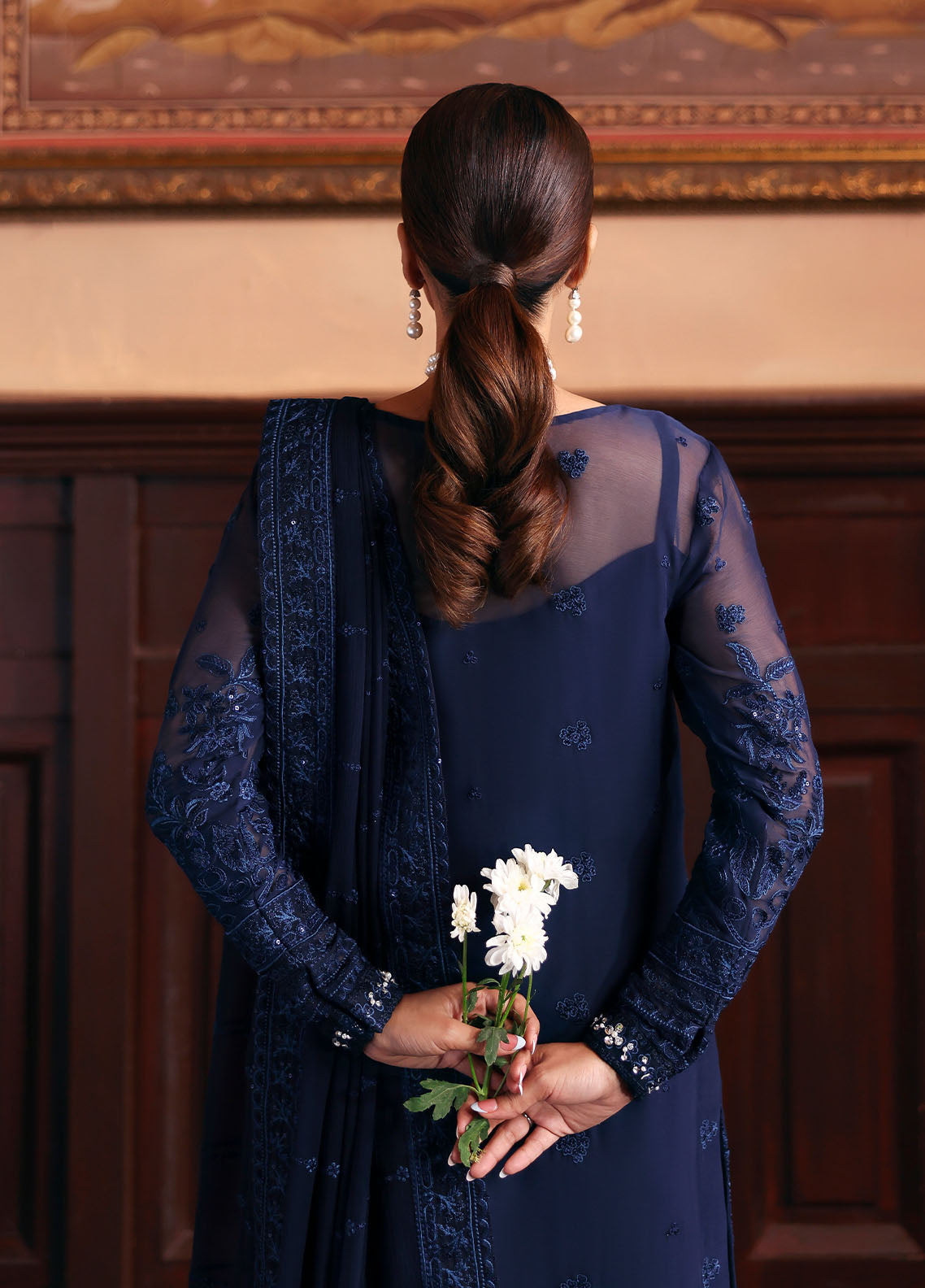 Gulaal | I Evayna Embroidered Chiffon | Leesha - Ladies Clothes - Maria Faisal