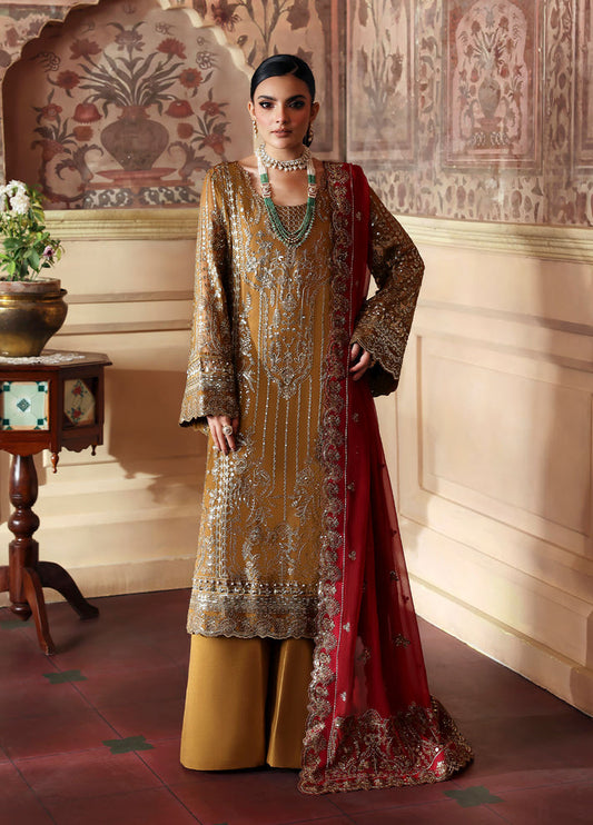Gulaal | I Evayna Embroidered Chiffon | Dinara - Ladies Clothes - Maria Faisal