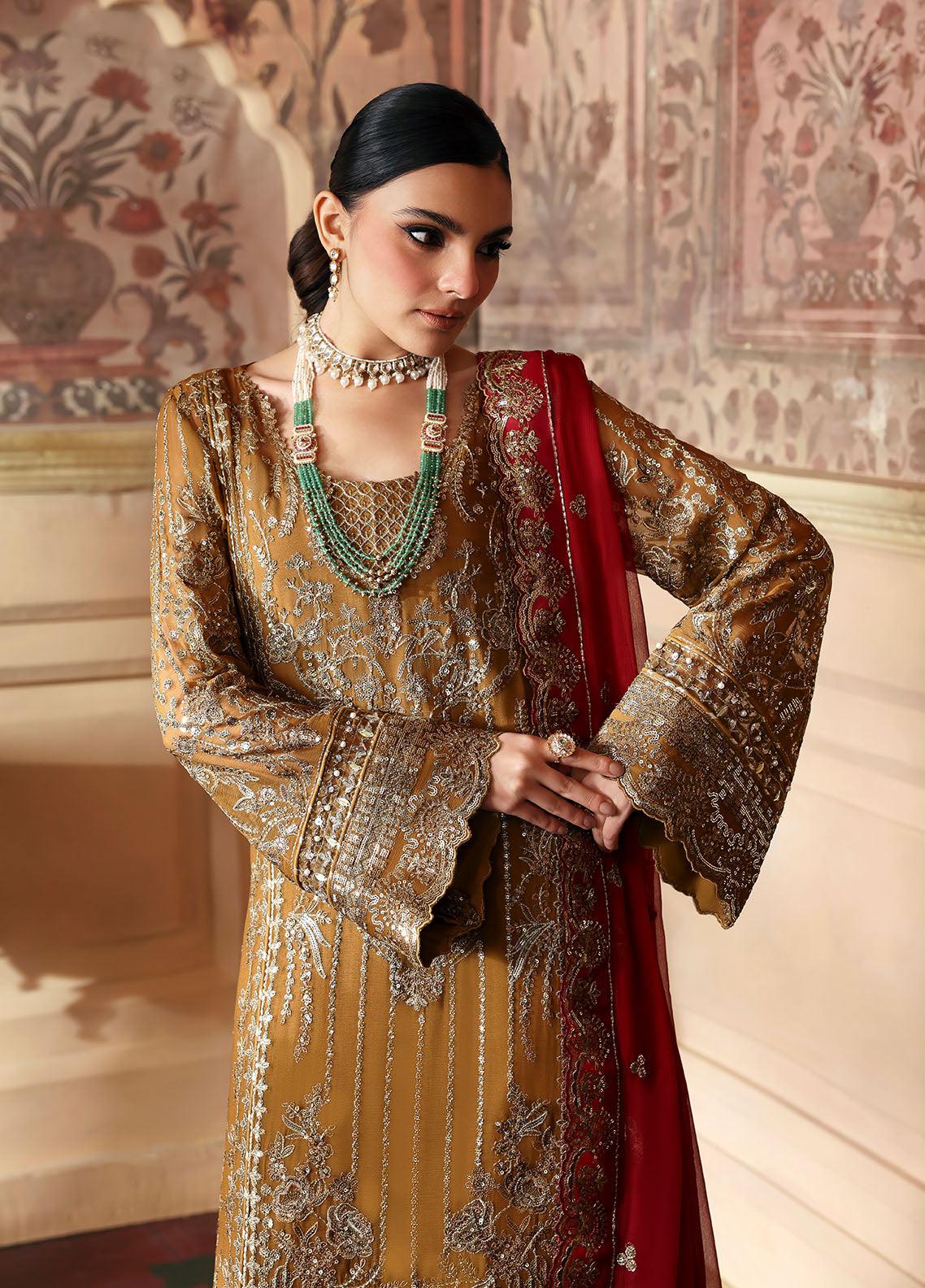 Gulaal | I Evayna Embroidered Chiffon | Dinara - Ladies Clothes - Maria Faisal