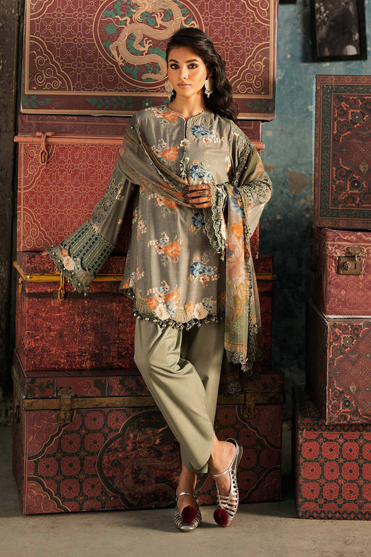Maria B | M Prints Winter Fall 2026 | MPT-3103-A - Luxury Dress - available at Maria Faisal in UK and USA.