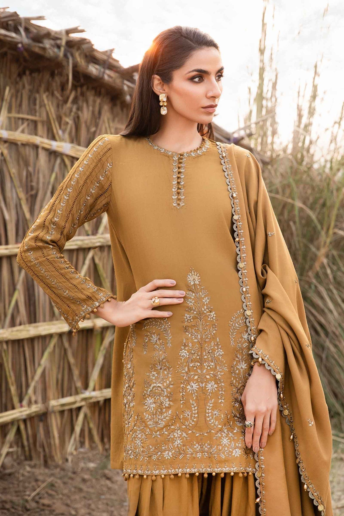 Maria B | M Prints Winter 24 | MPT-2403-A - Ladies Clothes - Maria Faisal