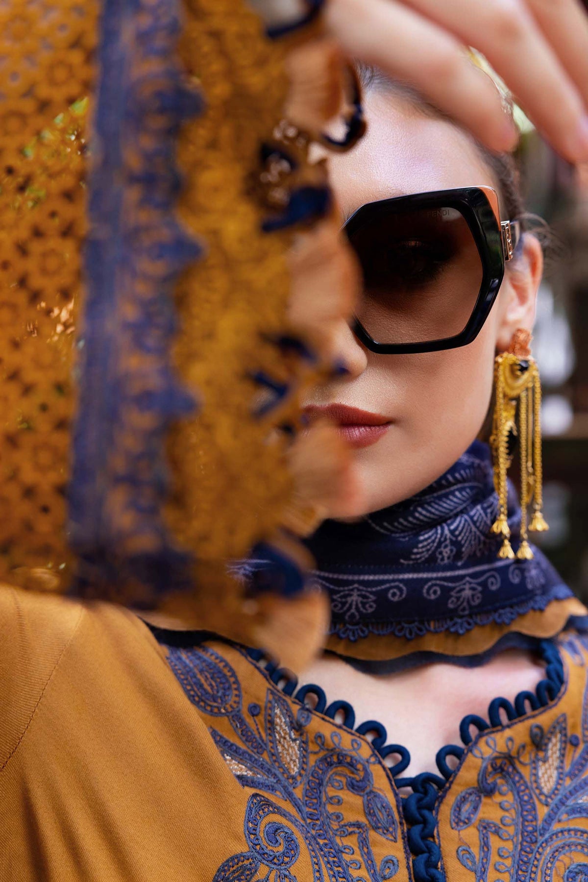 MPT-2803-A – authentic Pakistani dress from the M Prints Winter 25 collection for women in the UK