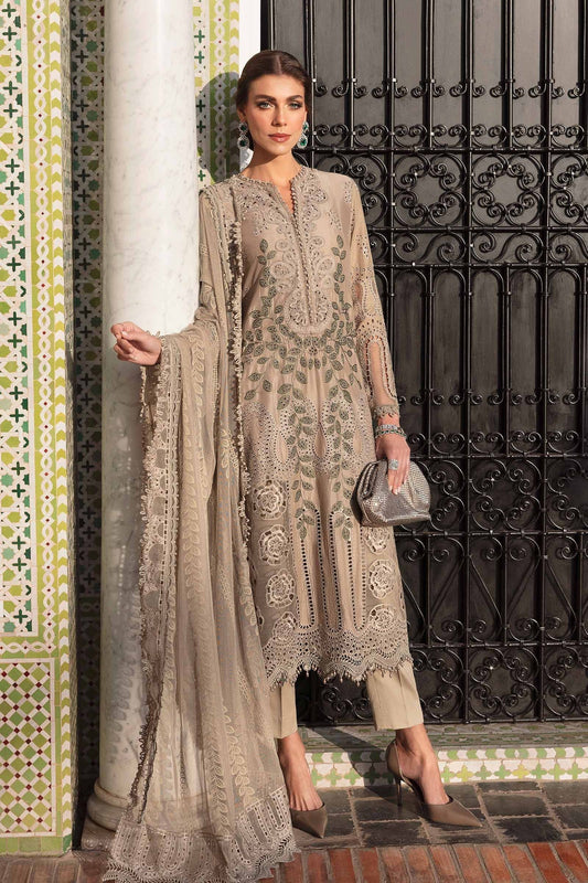 Maria B | Luxury Lawn 25 | D-2503-A by Maria Faisal - Registered Vendor of : Maria B - type : Ladies Clothes - 100% original wedding dresses