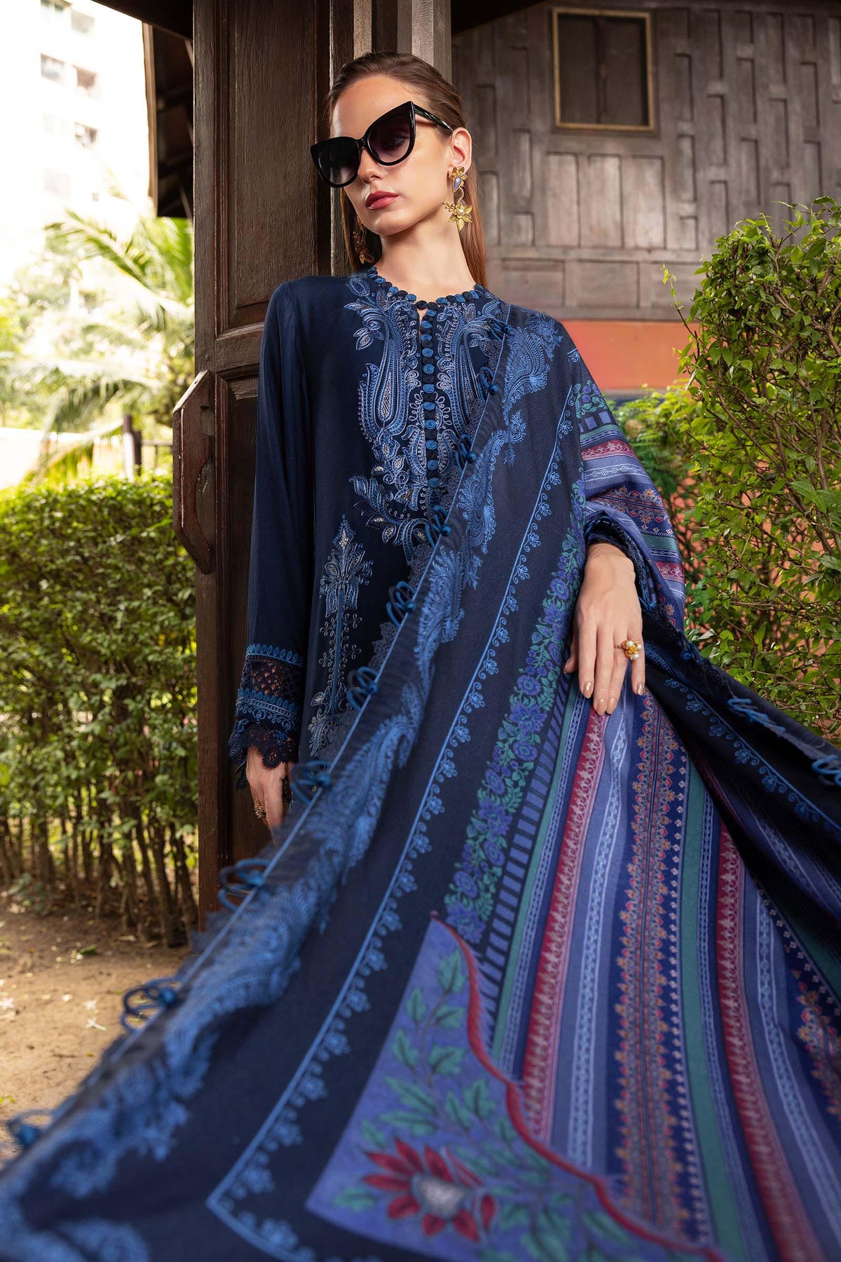 MPT-2803-B – authentic Pakistani dress from the M Prints Winter 25 collection for women in the UK