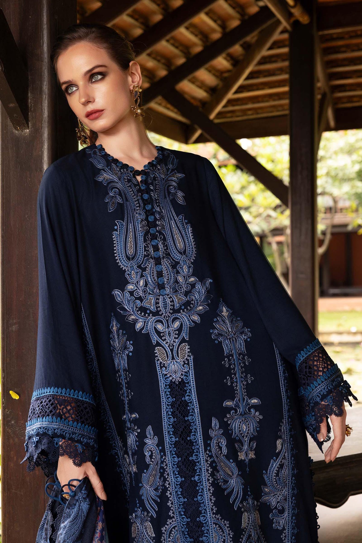 MPT-2803-B – authentic Pakistani dress from the M Prints Winter 25 collection for women in the UK