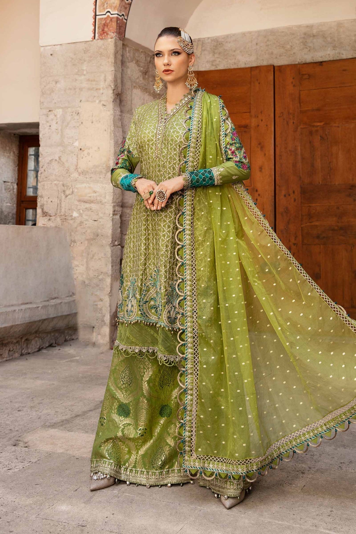 Maria B | Sateen Formals 24 | CST-803 - Ladies Clothes - Maria Faisal