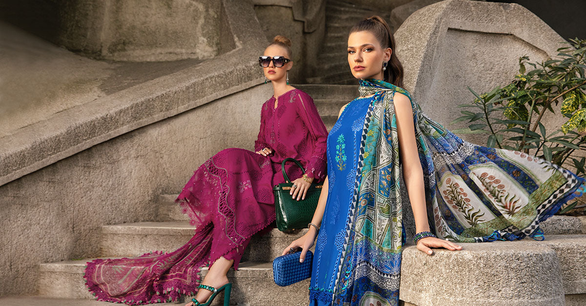 Maria B | M Prints Fall Edit 24 | MPT-2303-A - Ladies Clothes - Maria Faisal