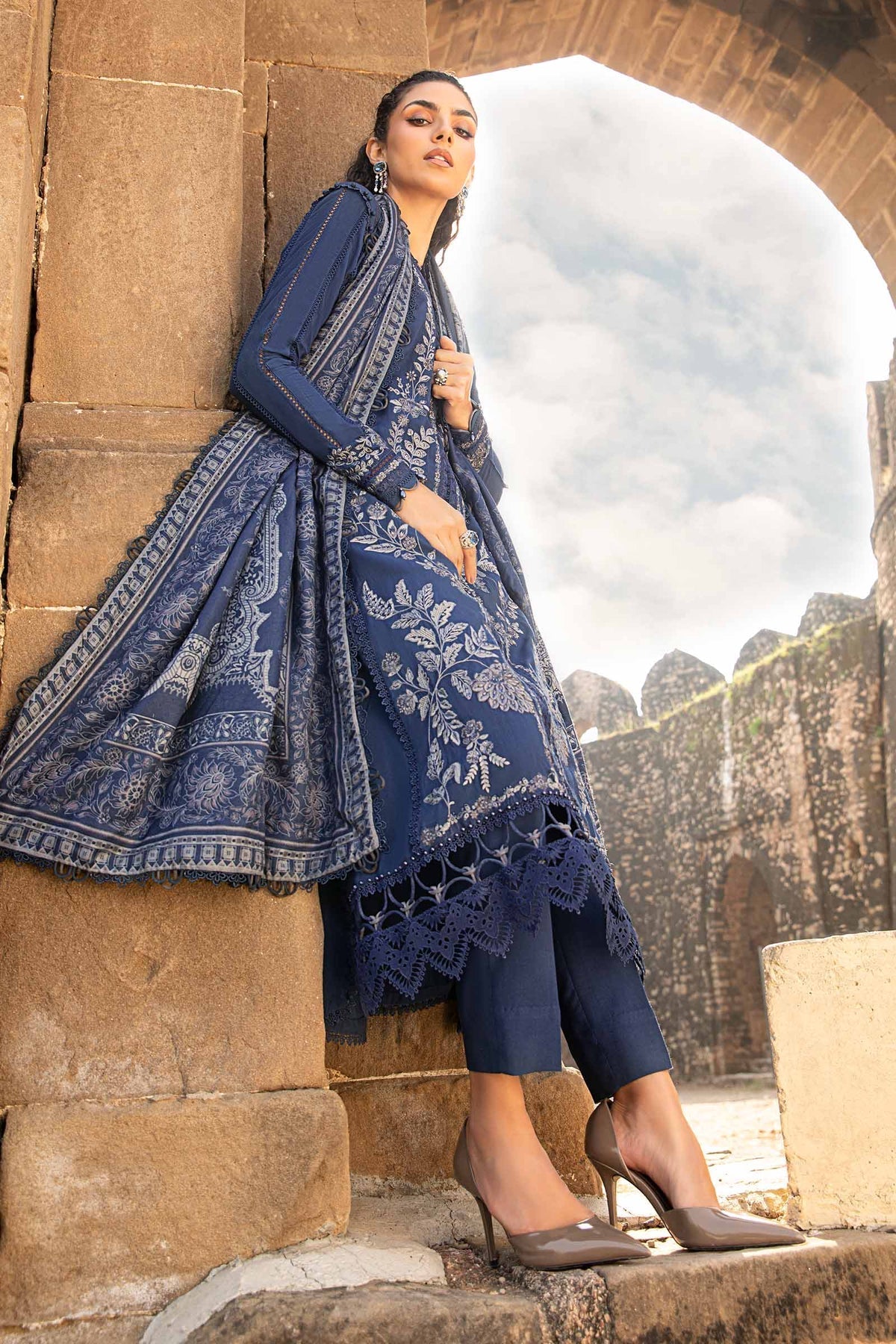 Maria B | M Prints Winter 24 | MPT-2404-B - Ladies Clothes - Maria Faisal