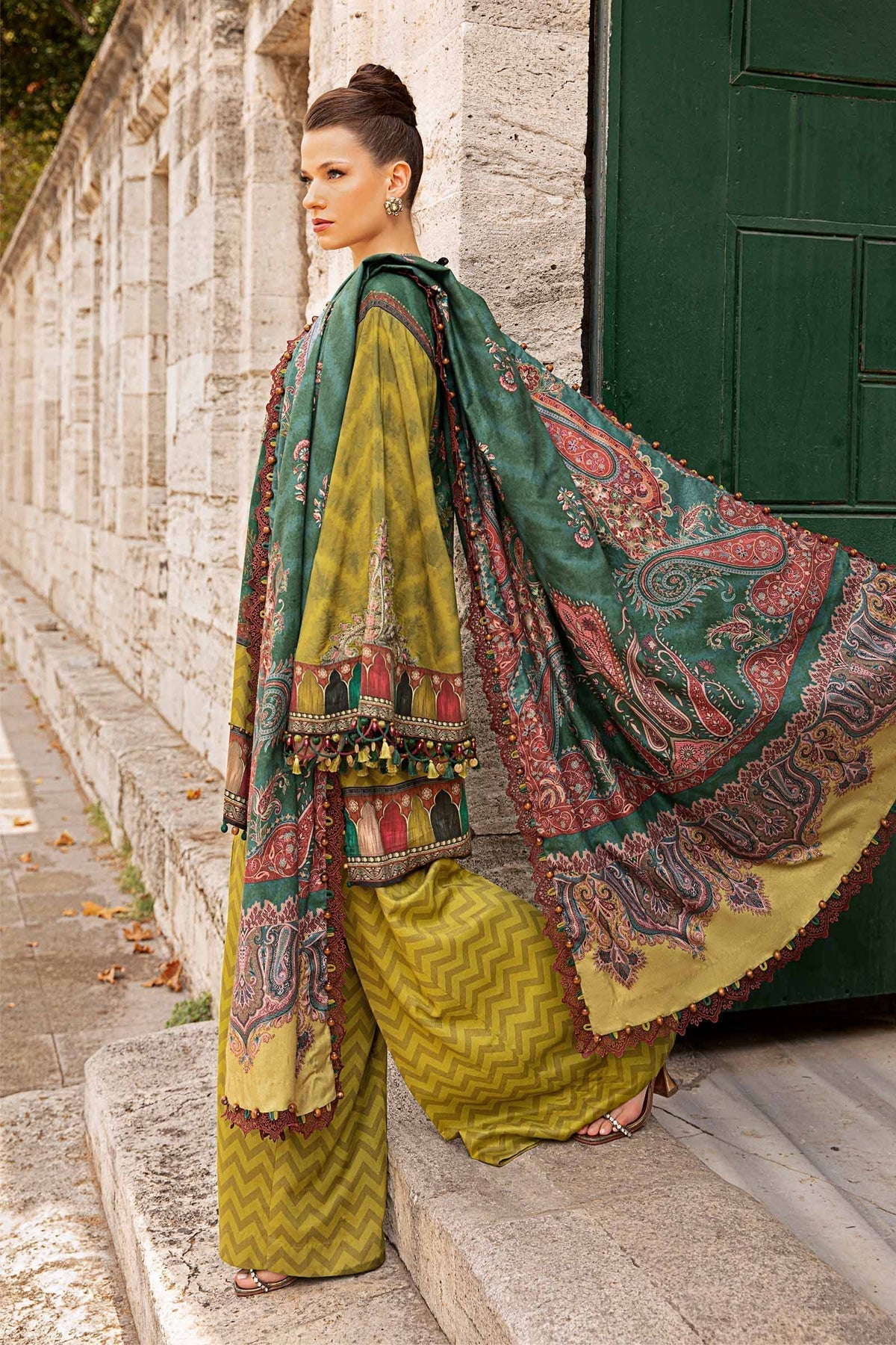 Maria B | M Prints Fall Edit 24 | MPT-2305-A - Ladies Clothes - Maria Faisal