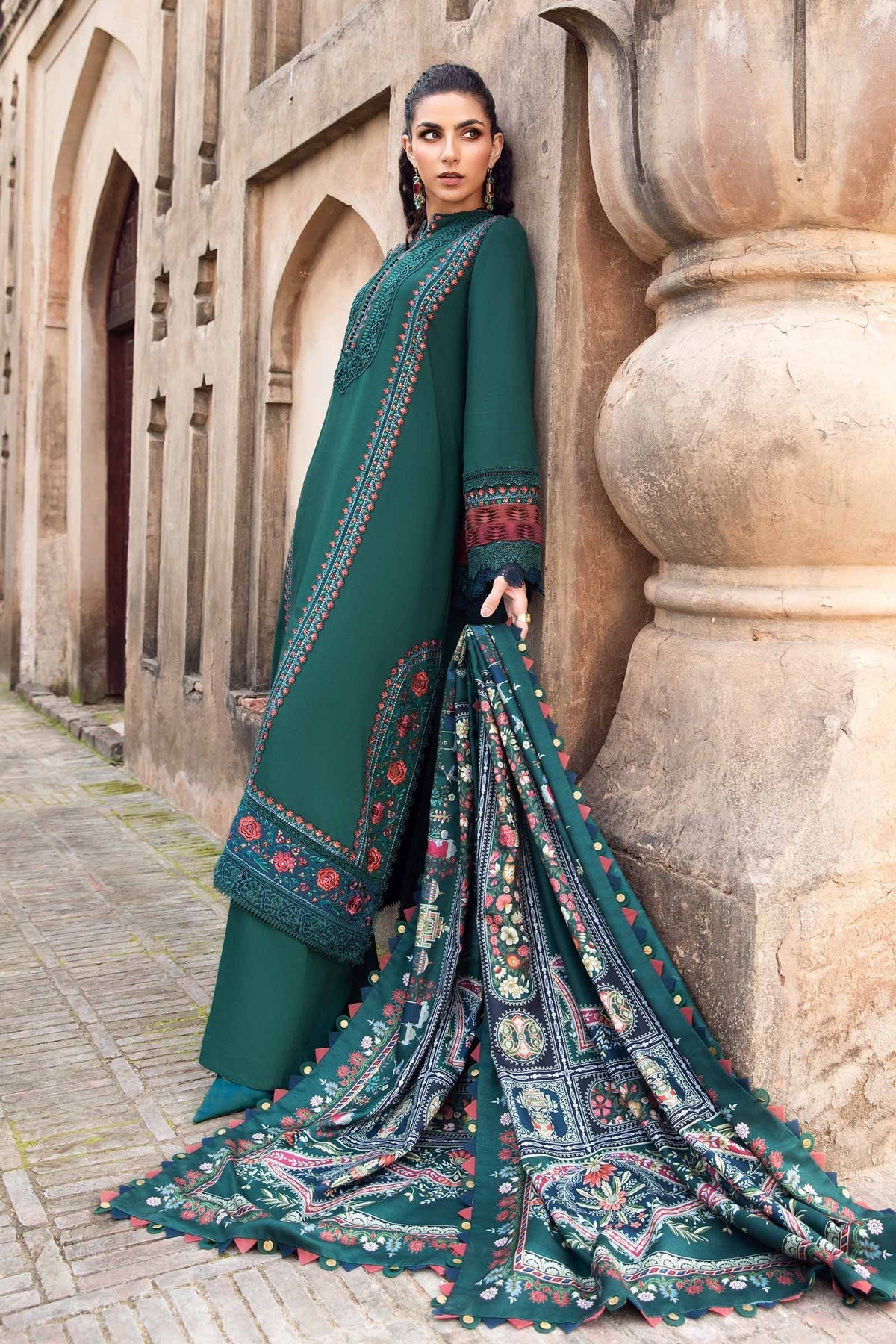 Maria B | M Prints Winter 24 | MPT-2405-B - Ladies Clothes - Maria Faisal