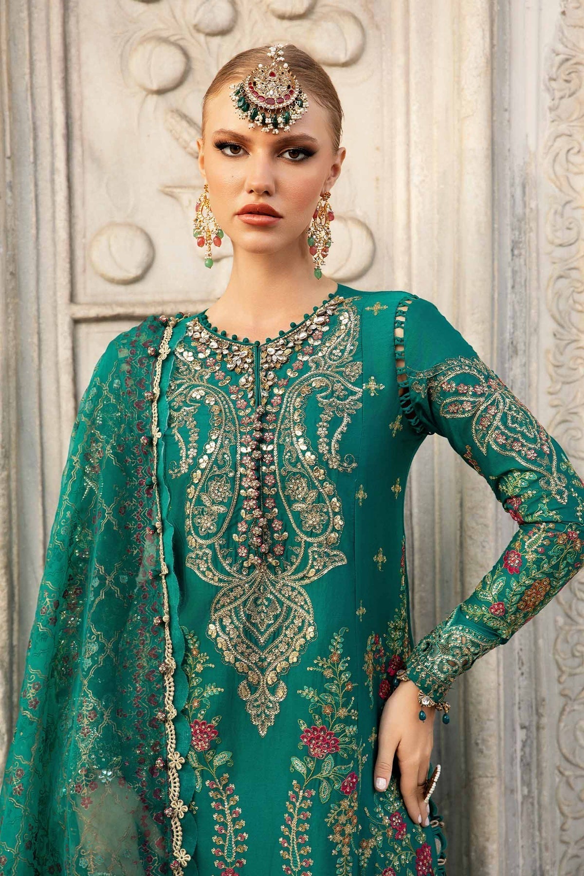 Maria B | Sateen Formals 24 | CST-805 - Ladies Clothes - Maria Faisal
