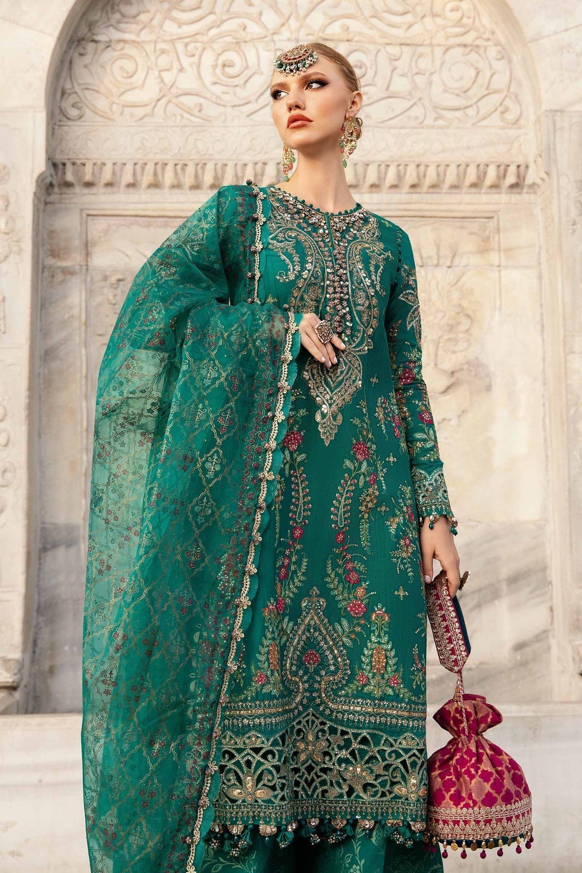 Maria B | Sateen Formals 24 | CST-805 - Ladies Clothes - Maria Faisal