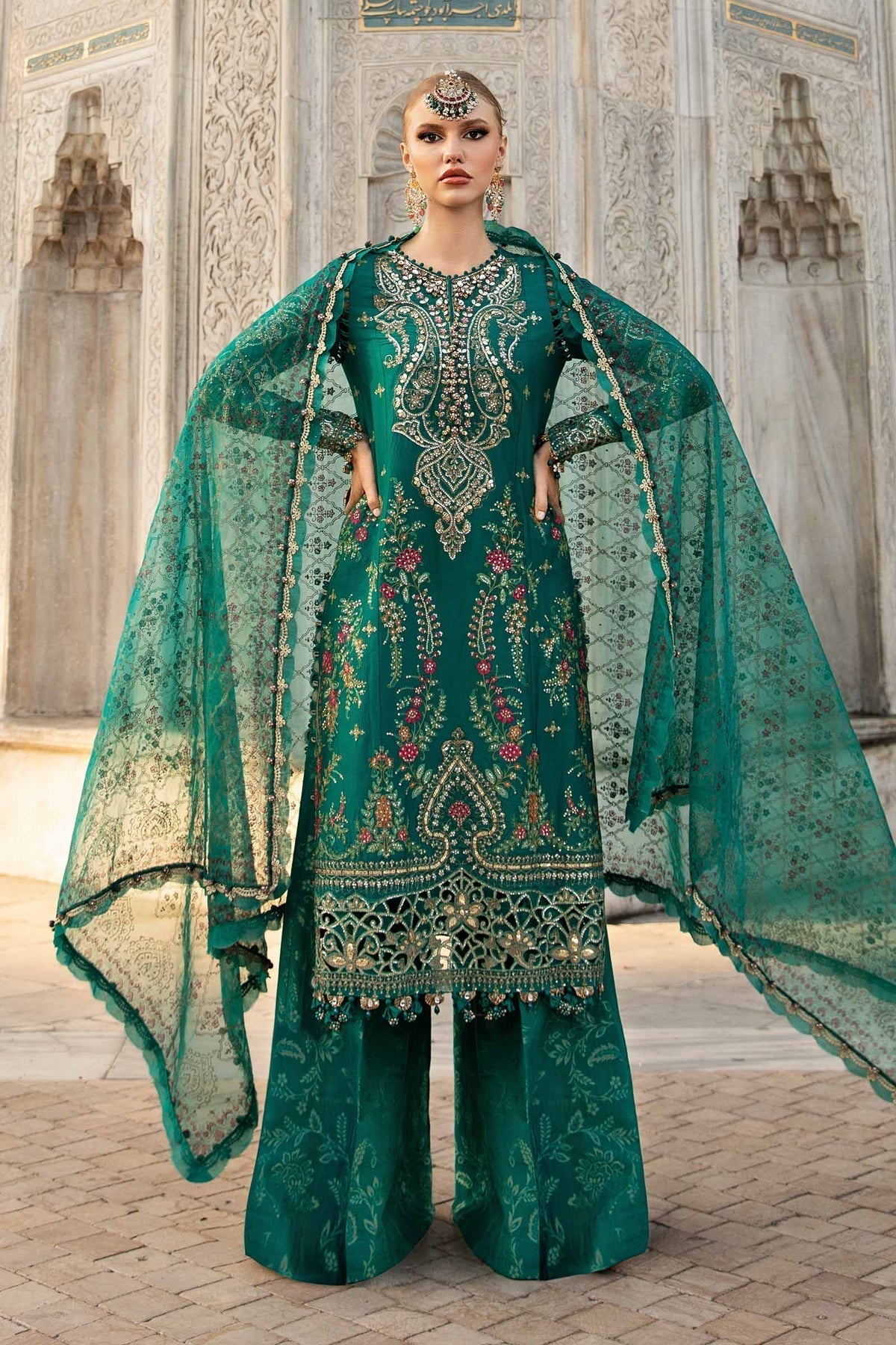 Maria B | Sateen Formals 24 | CST-805 - Ladies Clothes - Maria Faisal