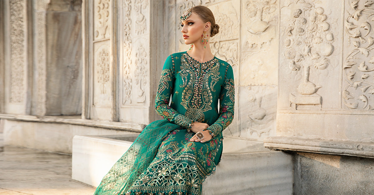 Maria B | Sateen Formals 24 | CST-805 - Ladies Clothes - Maria Faisal