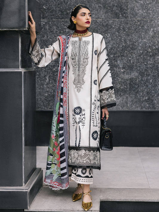 Mahnur | Broadway Luxury Lawn 25 | Freesia by Maria Faisal - Registered Vendor of : Mahnur - type : Ladies Clothes - 100% original wedding dresses