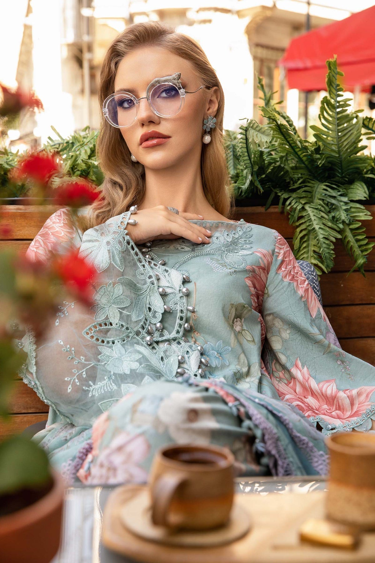 Maria B | M Prints Fall Edit 24 | MPT-2306-A - Ladies Clothes - Maria Faisal