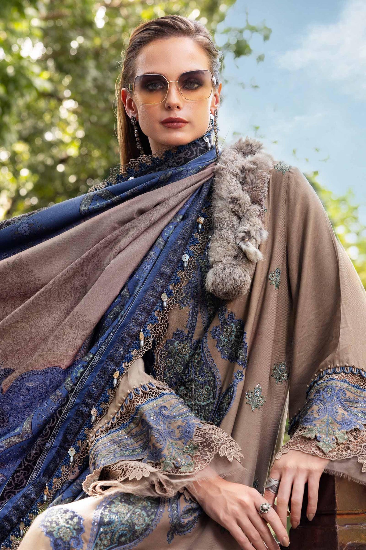 MPT-2806-A – authentic Pakistani dress from the M Prints Winter 25 collection for women in the UK