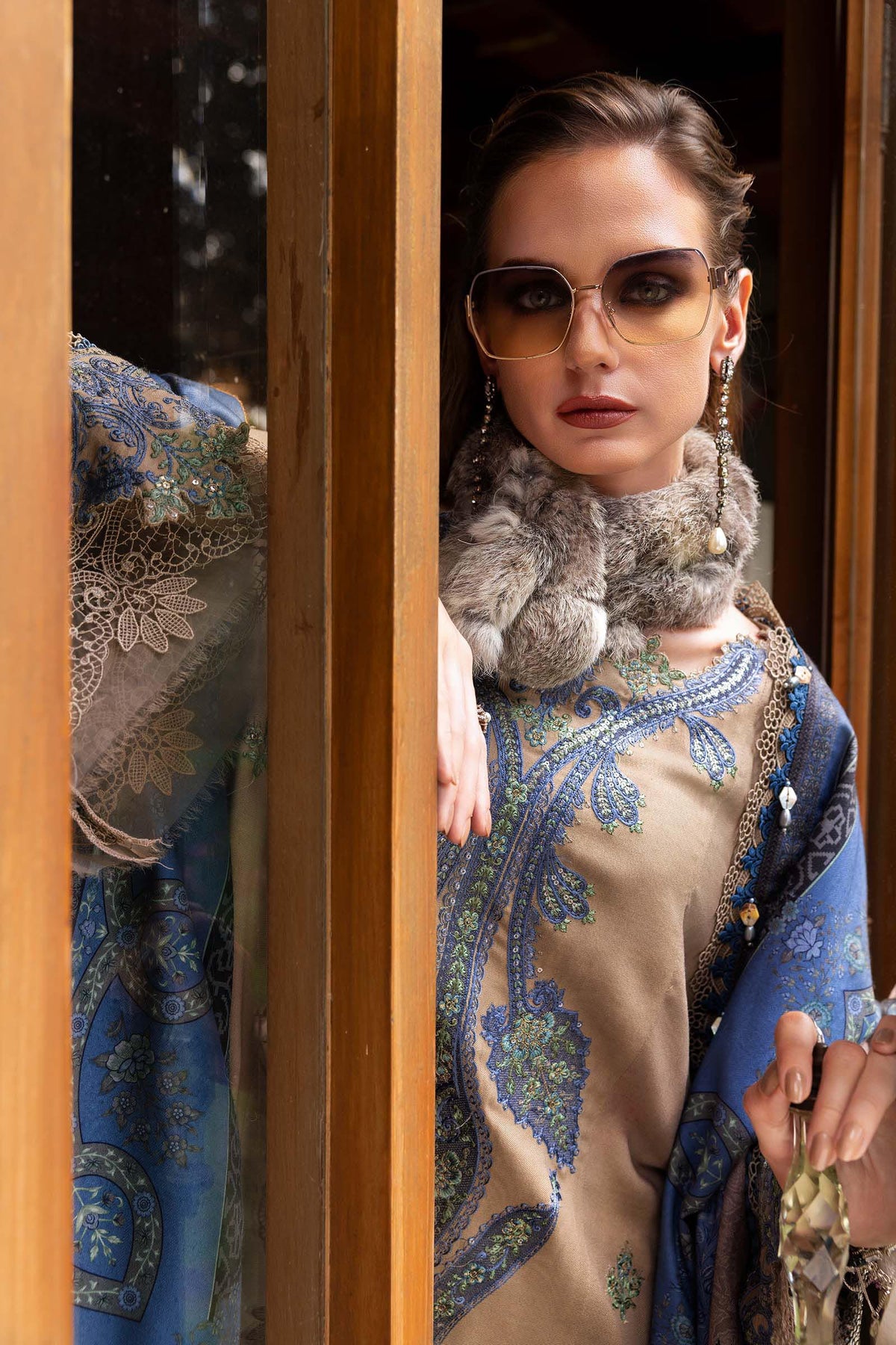 MPT-2806-A – authentic Pakistani dress from the M Prints Winter 25 collection for women in the UK