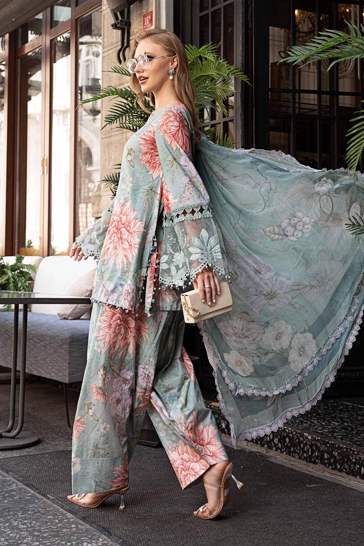 Maria B | M Prints Fall Edit 24 | MPT-2306-A - Ladies Clothes - Maria Faisal