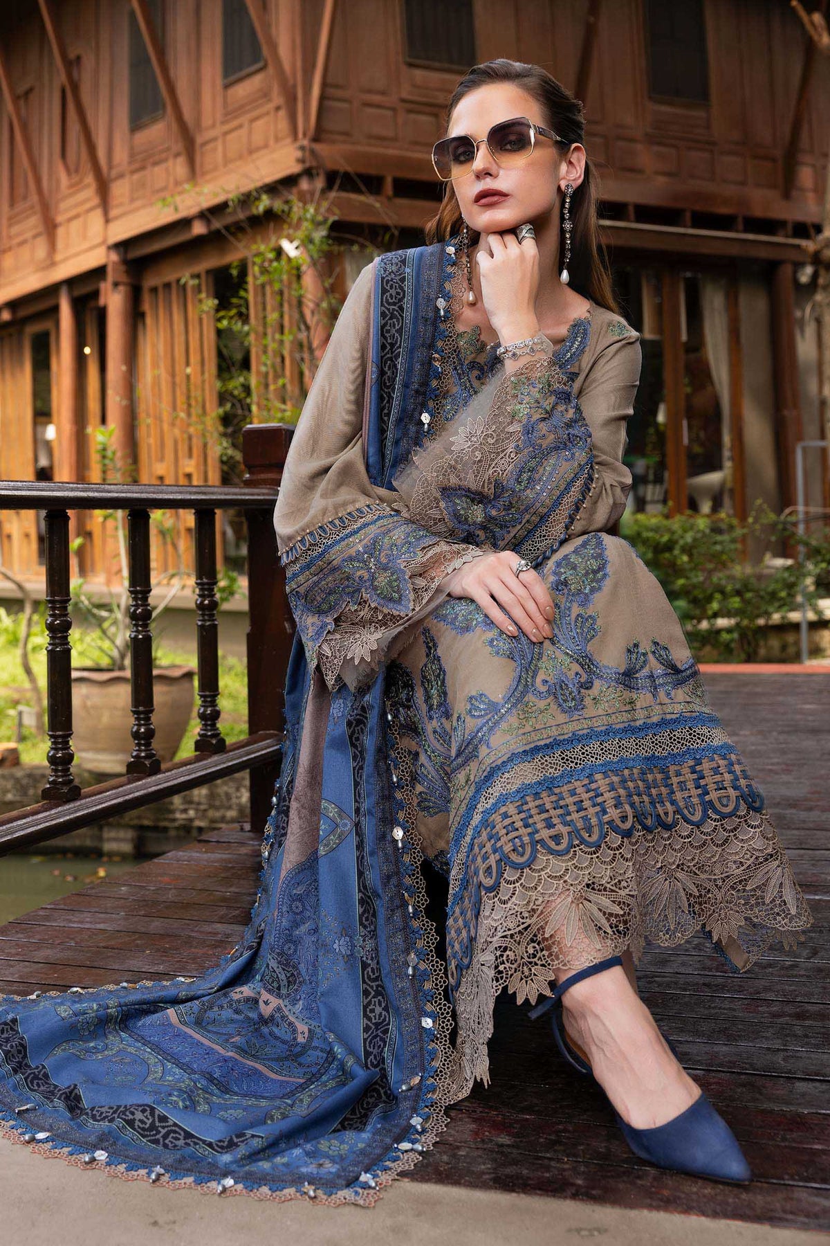 MPT-2806-A – authentic Pakistani dress from the M Prints Winter 25 collection for women in the UK
