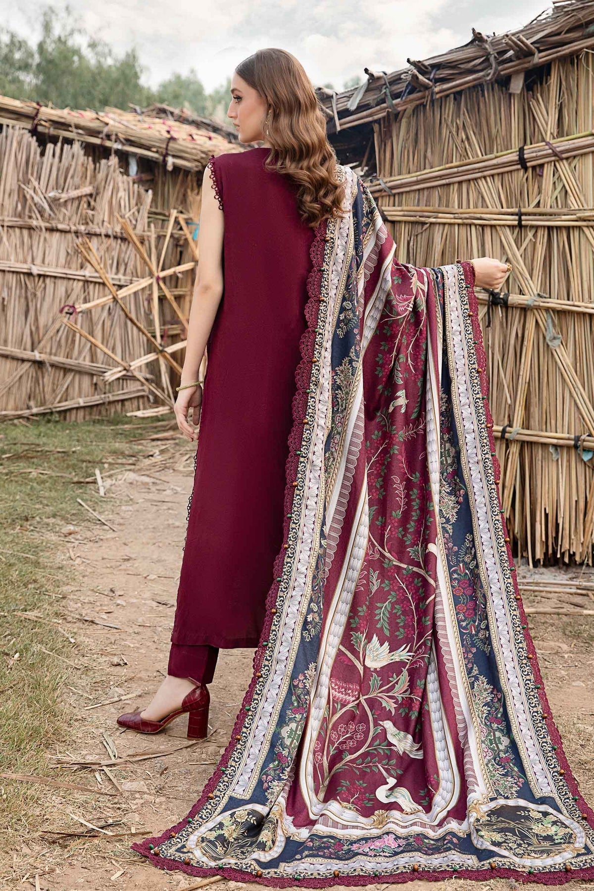 Maria B | M Prints Winter 24 | MPT-2406-B - Ladies Clothes - Maria Faisal