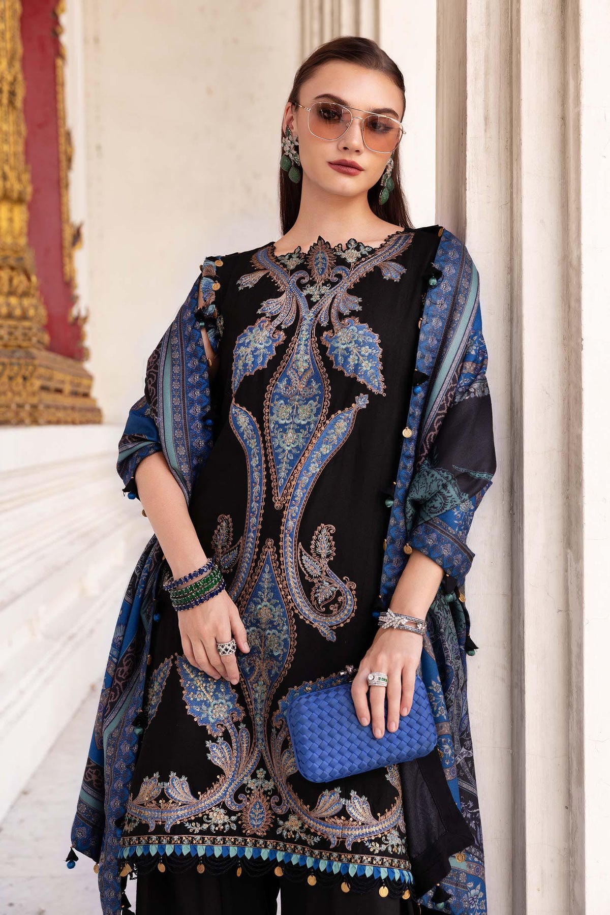 MPT-2806-B – authentic Pakistani dress from the  collection for women in the UK