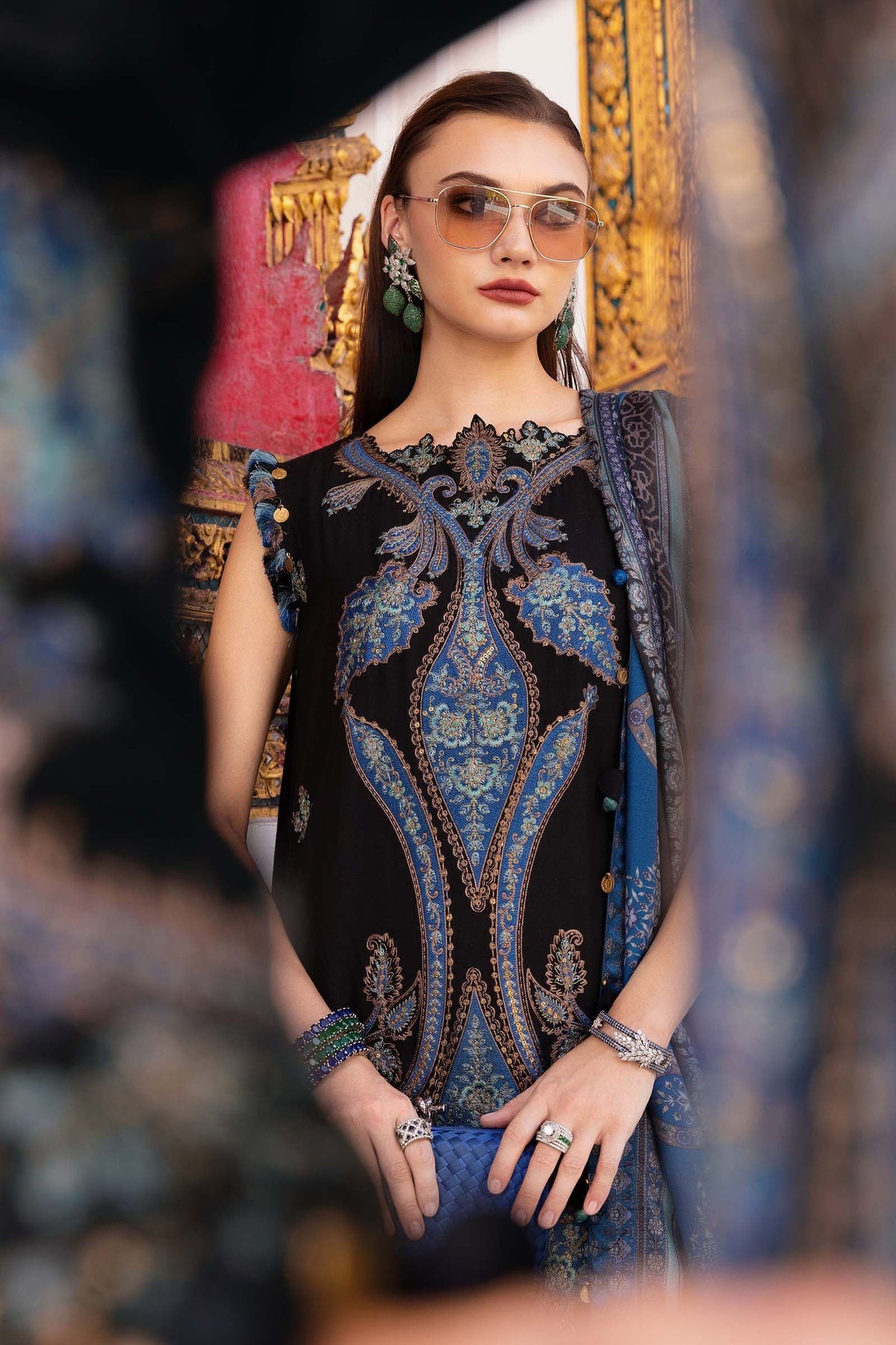 MPT-2806-B – authentic Pakistani dress from the  collection for women in the UK