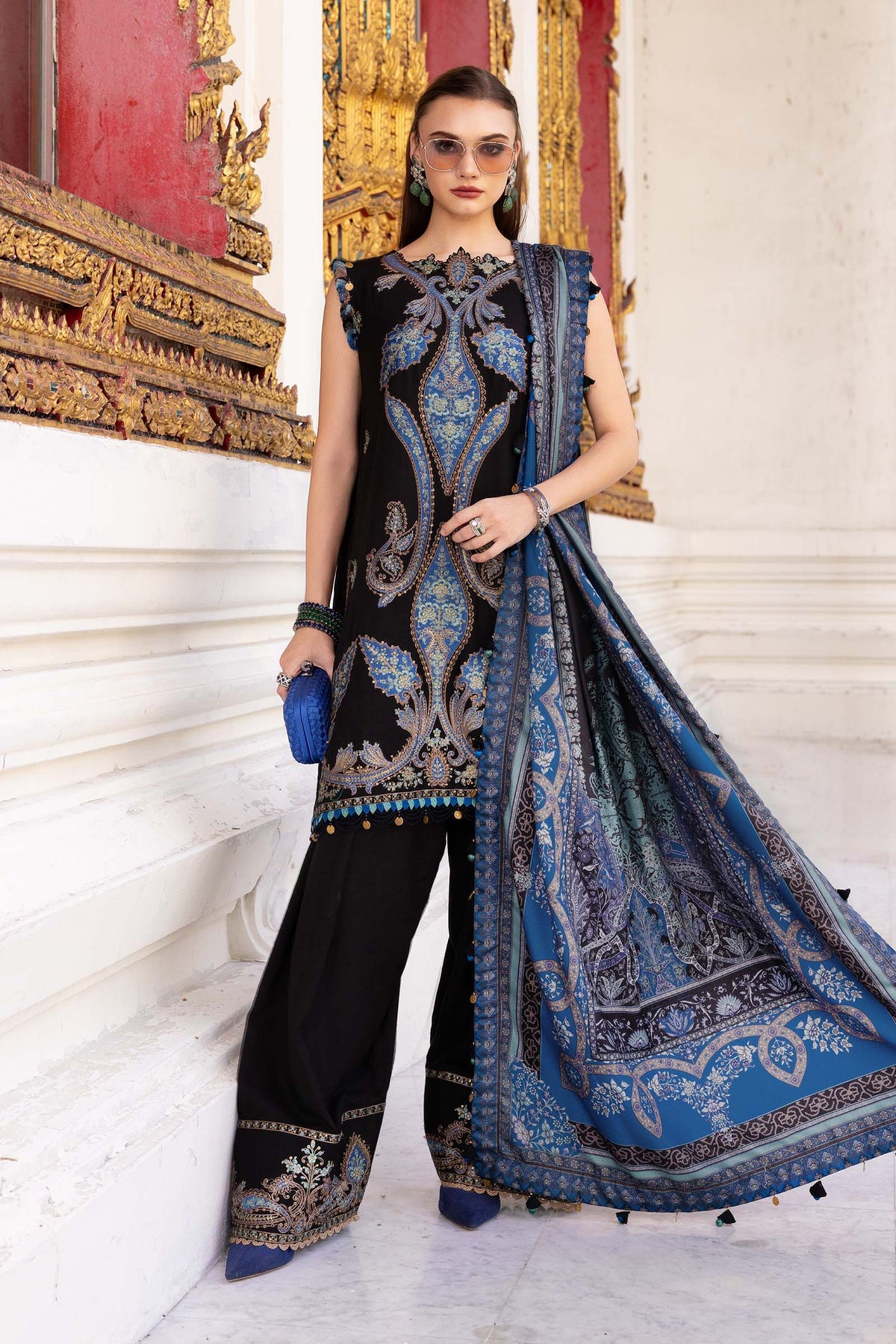 MPT-2806-B – authentic Pakistani dress from the  collection for women in the UK