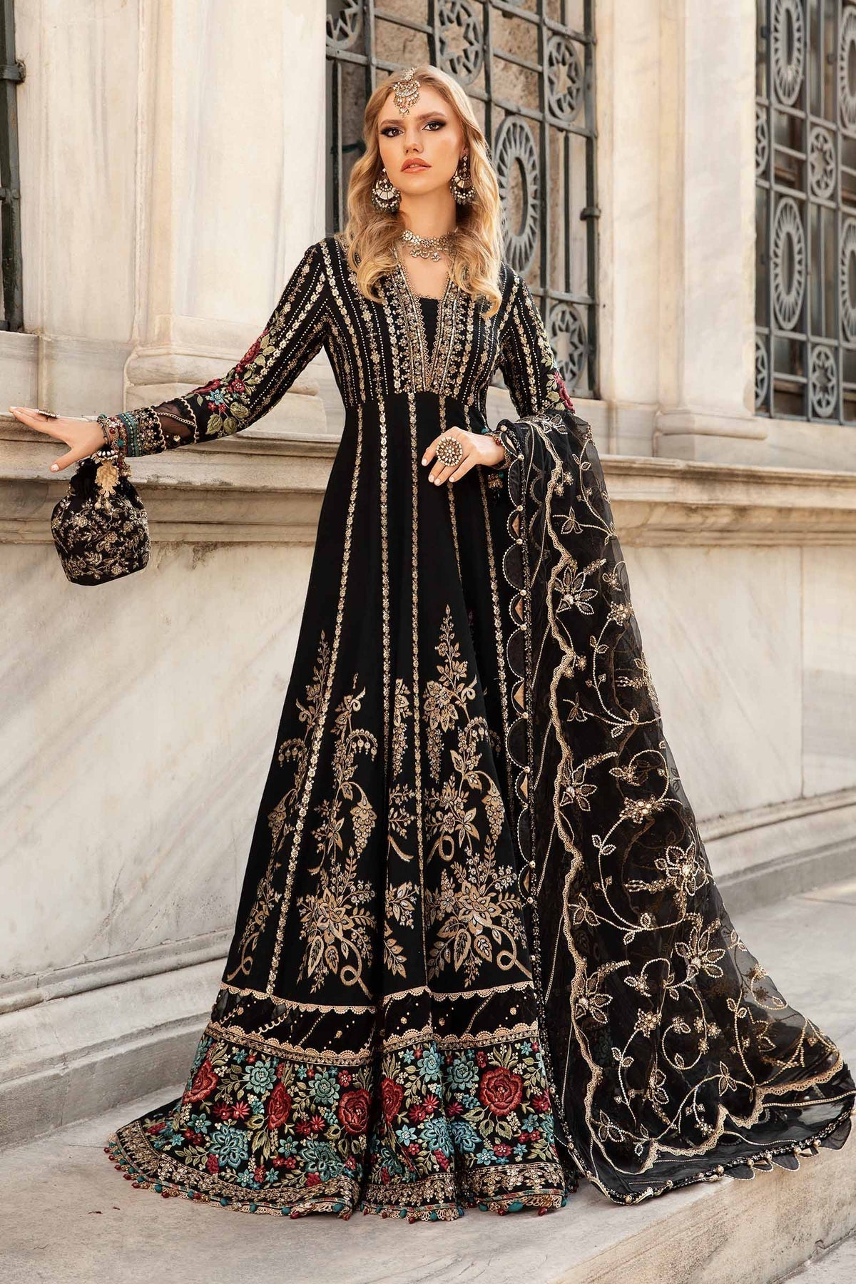 Maria B | Sateen Formals 24 | CST-806 - Ladies Clothes - Maria Faisal