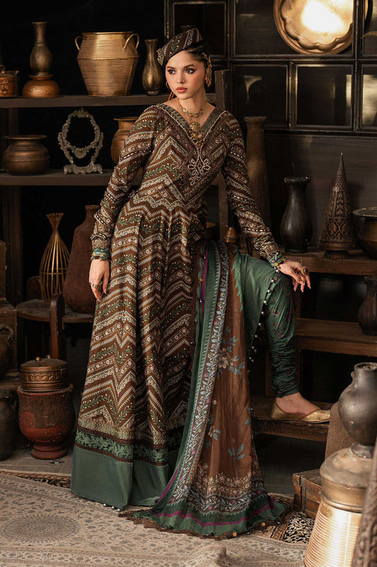 Maria B | M Prints Winter Fall 2026 | MPT-3107-A - Luxury Dress - available at Maria Faisal in UK and USA.