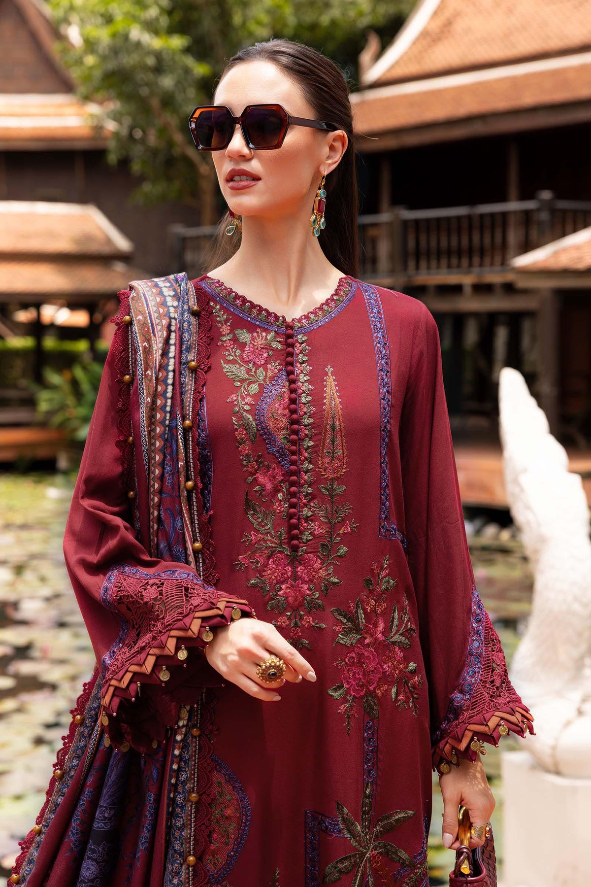 MPT-2807-A – authentic Pakistani dress from the M Prints Winter 25 collection for women in the UK