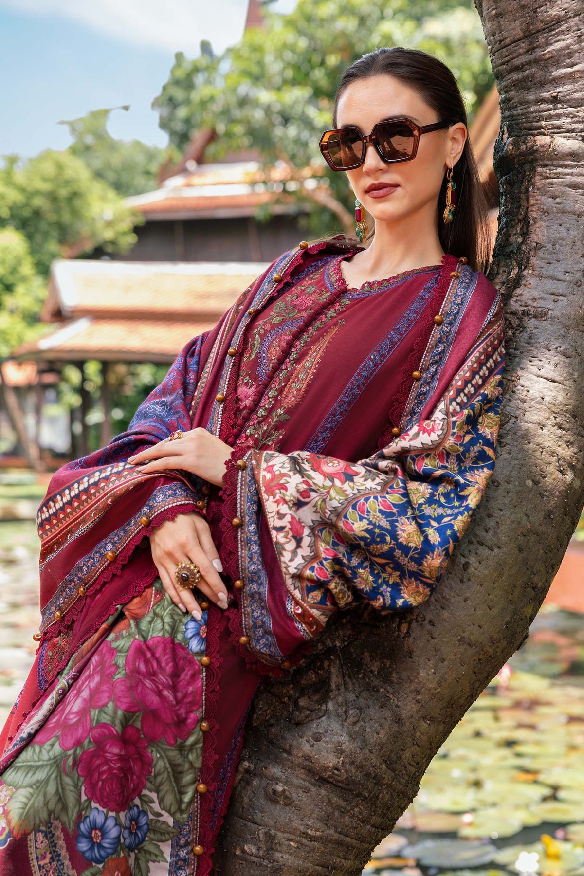 MPT-2807-A – authentic Pakistani dress from the M Prints Winter 25 collection for women in the UK