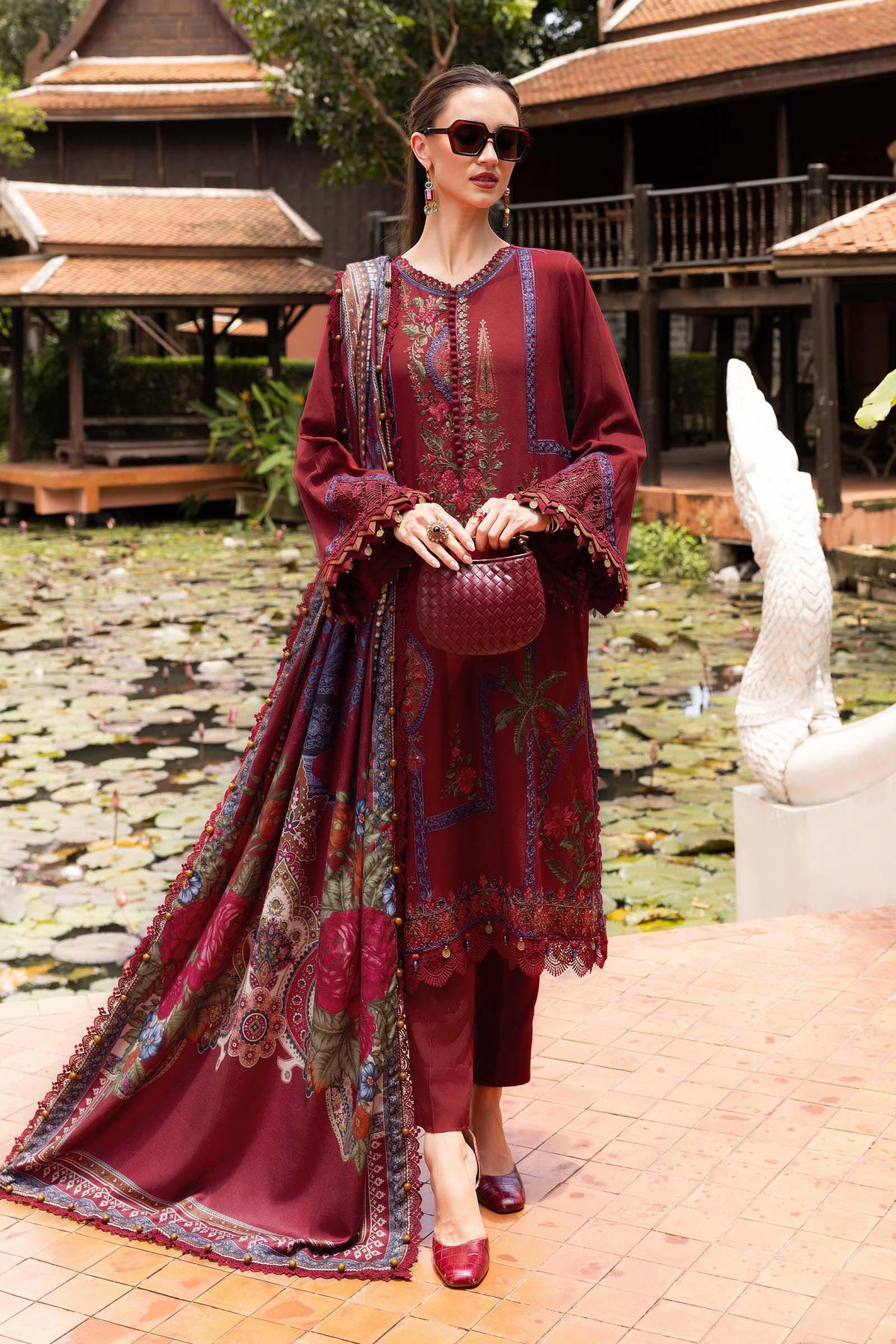MPT-2807-A – authentic Pakistani dress from the M Prints Winter 25 collection for women in the UK