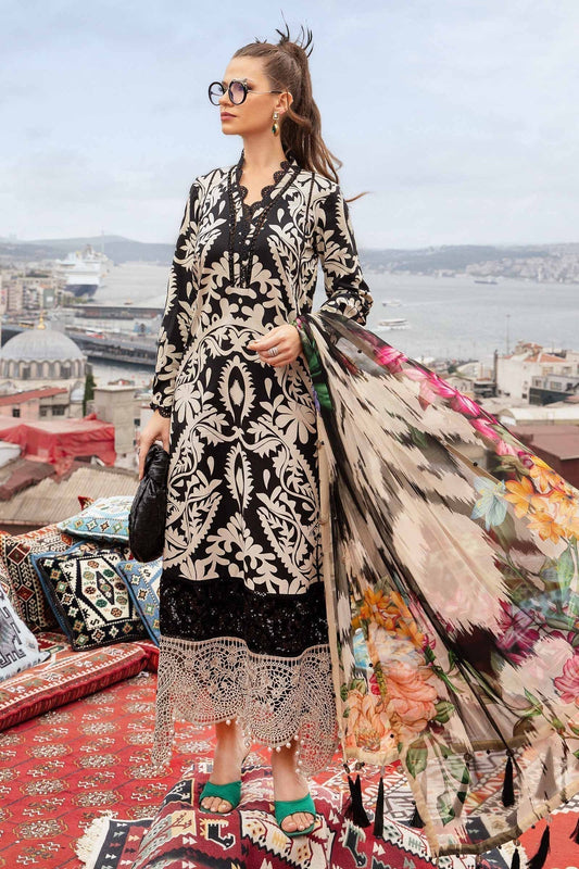 Maria B | M Prints Fall Edit 24 | MPT-2307-B - Ladies Clothes - Maria Faisal