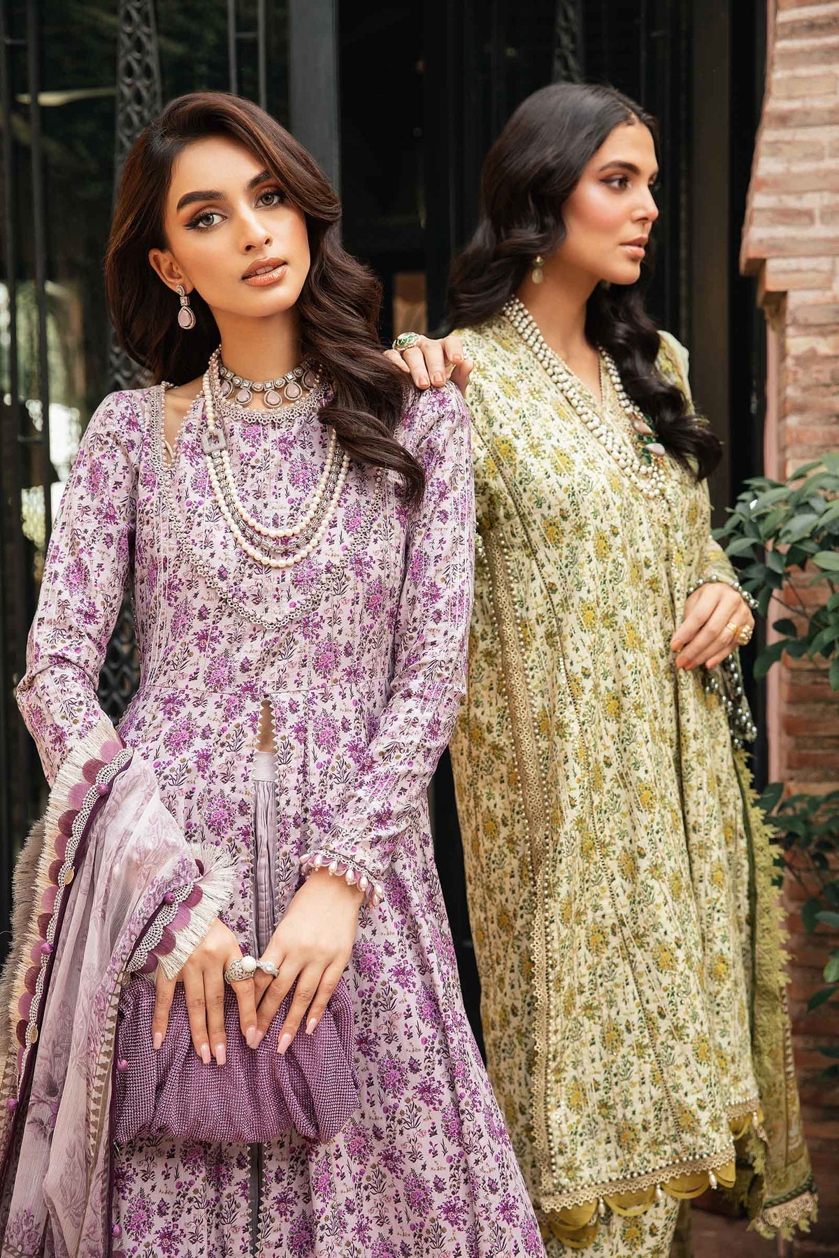 Maria.B | M Print Eid Edit | MPT-2207-B - Designer Dress with Intricate embroidery and embellishments. Shop elegent wedding dress at Maria Faisal.