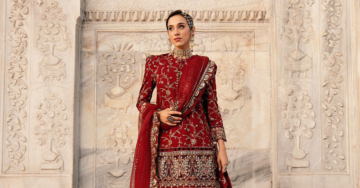 Maria B | Sateen Formals 24 | CST-807 - Ladies Clothes - Maria Faisal