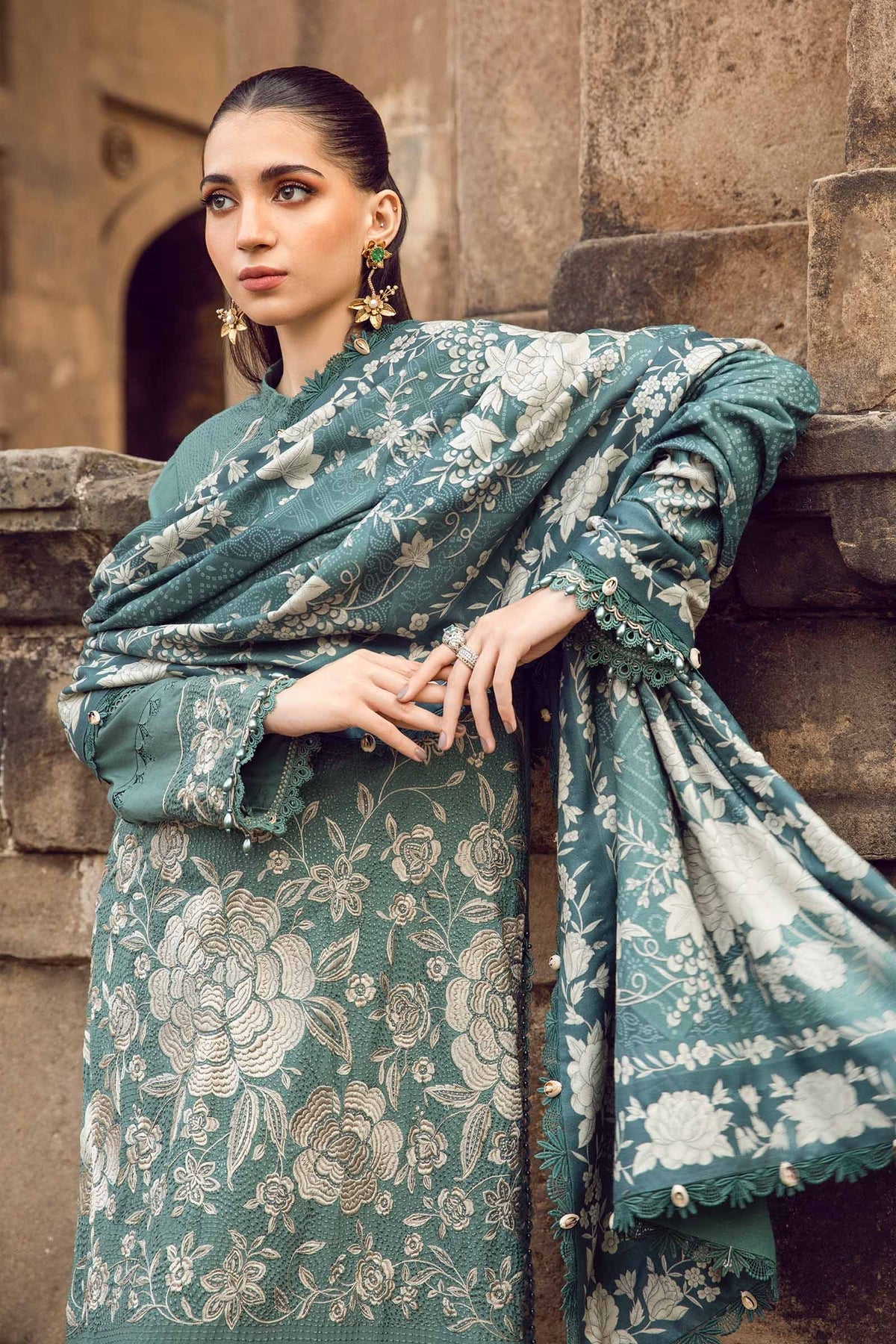 Maria B | M Prints Winter 24 | MPT-2408-A - Ladies Clothes - Maria Faisal
