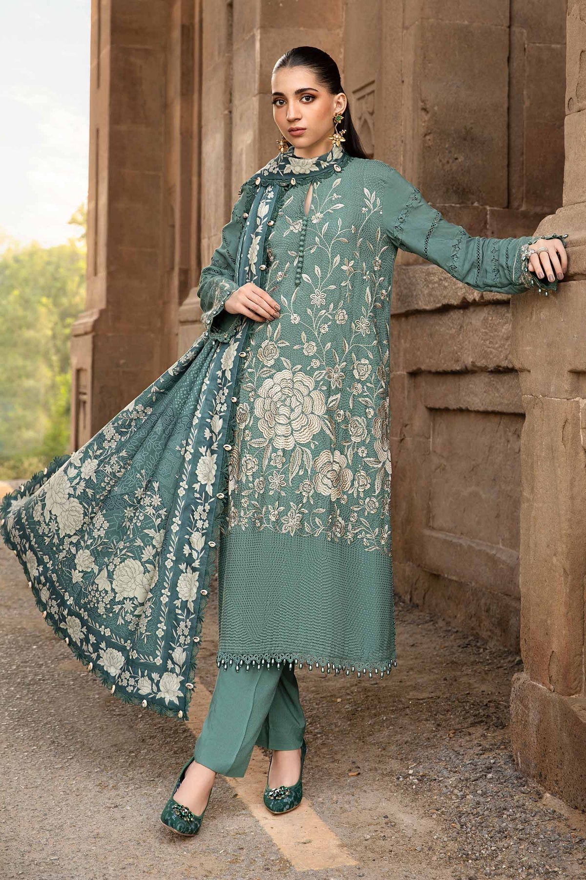 Maria B | M Prints Winter 24 | MPT-2408-A - Ladies Clothes - Maria Faisal