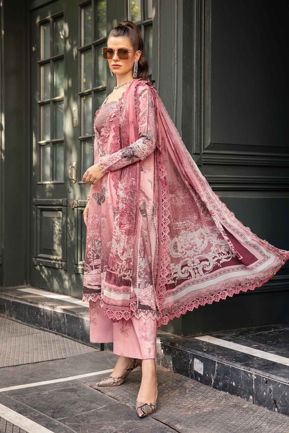 Maria B | M Prints Fall Edit 24 | MPT-2308-A - Ladies Clothes - Maria Faisal