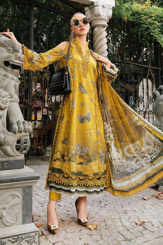 Maria B | M Prints Fall Edit 24 | MPT-2308-B - Ladies Clothes - Maria Faisal